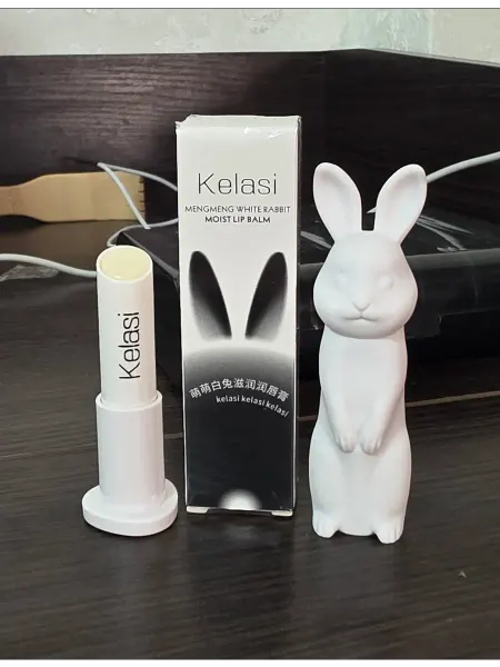 Kelasi Бальзам для губ Зайка Белая