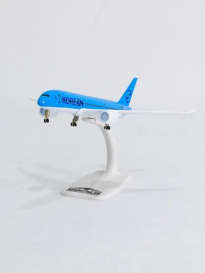 Модель самолёта Airbus A350, Korean Air в новой ливрее, 20 см, Металл+пластик, Шасси