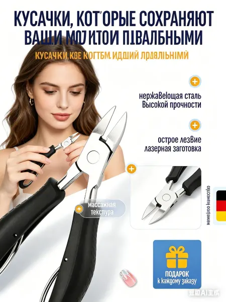Wondrous Кусачки маникюрные для кутикулы и ногтей
