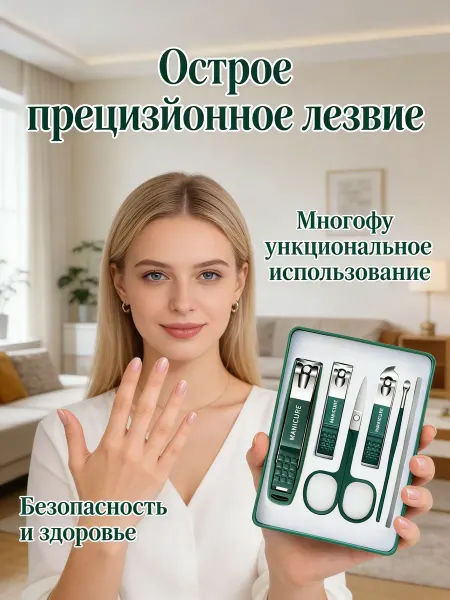 Xiaomi Легкий прочный набор кусачек для ногтей