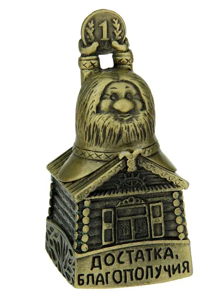 Сималенд Колокольчик металлический сувенирный декор в подарок