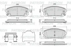 Колодки тормозные дисковые пер. HYUNDAI Elantra (CN7) 20- / KIA Niro II (SG2) 22-