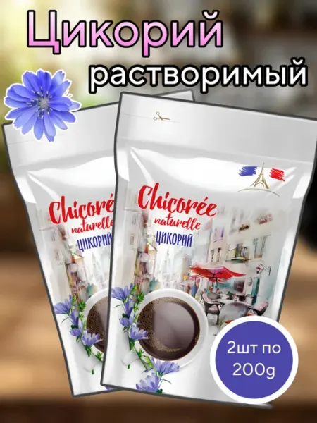 Фаворит Цикорий натуральный, 2 шт. по 200г, растворимый