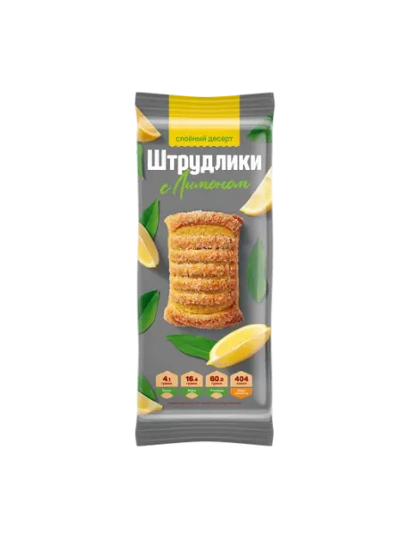 КП ПОЛЕТ Слоеный Десерт Штрудлики с Лимоном 200г