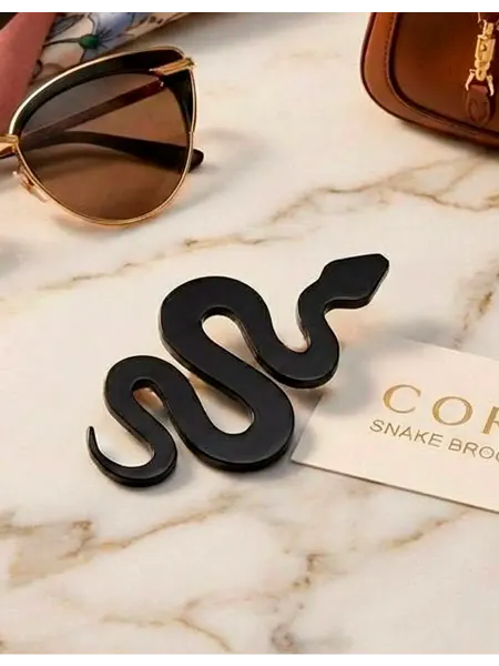 Core concept Брошь змея бижутерия