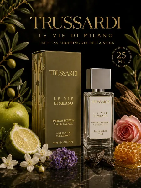 Trussardi Духи стойкие Труссарди LE VIE DI Milano Spiga 25 мл
