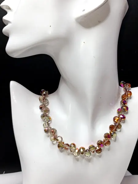 Бусы колье ожерелье из Чешского хрусталя
