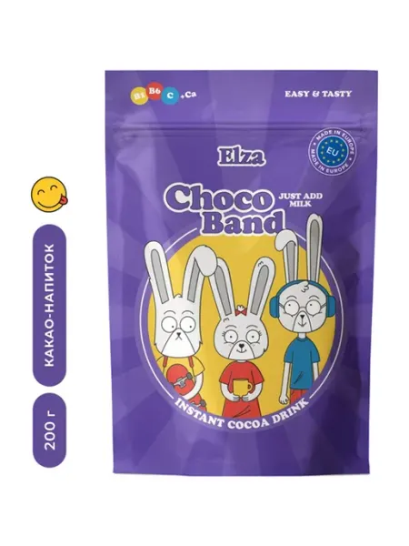 ELZA. Напиток-десерт "Choco Band" растворимый с витаминами, 200г
