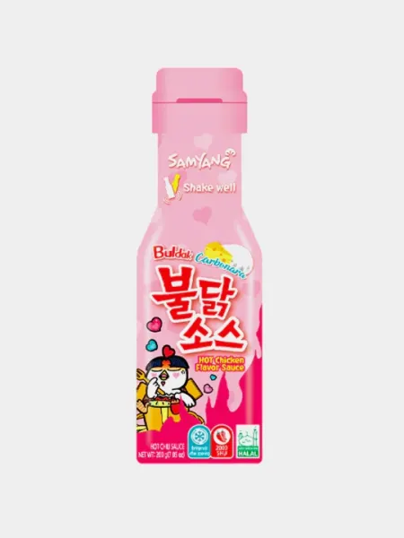 Острый соус Samyang Buldak «Hot Chicken Flavor‑Carbo» (в стиле карбонара), 200 г *