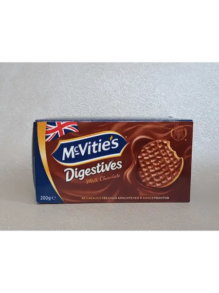 Печенье Mcvitie's Digestives с молочным шоколадом, 200г