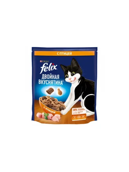 FELIX Корм для кошек с птицей, 200г