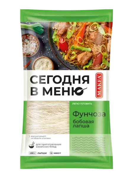 MAKFA Сегодня в Меню Лапша бобовая Фунчоза 200 г