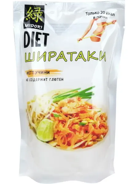 Midori Лапша Ширатаки феттучини 200 г