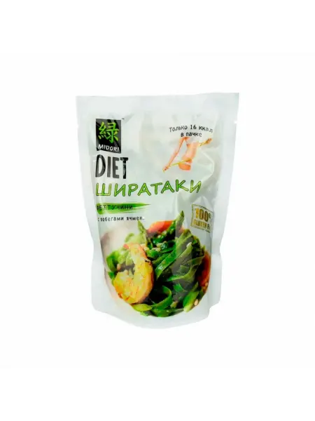 Midori Лапша Ширатаки Феттуччине с побегами ячменя 200г