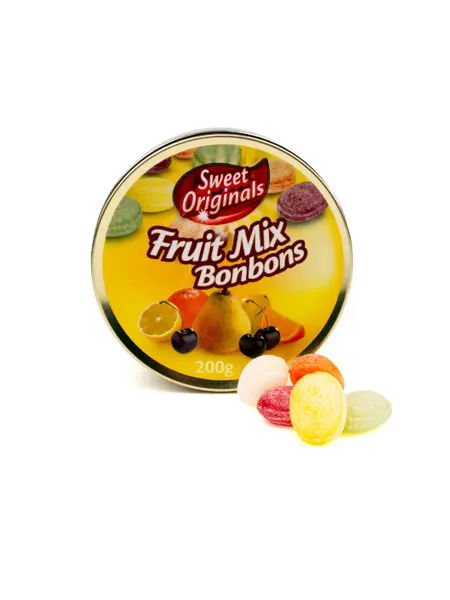 Sweet Original Леденцы SWEET ORIGINALS со вкусом фруктов ж б, 200г