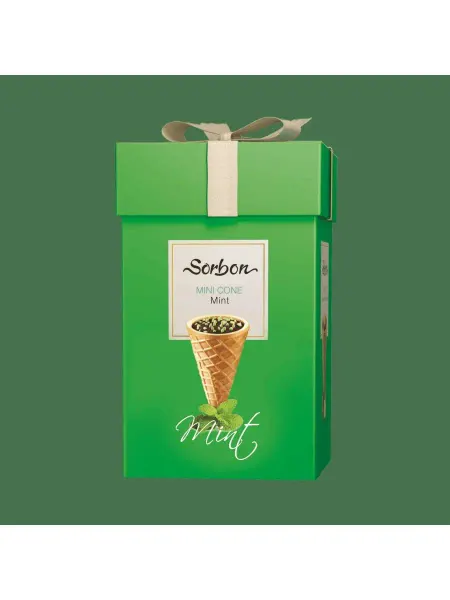 Sorbon Конфеты рожки Аромат мяты и воздушные зерна, 200 г