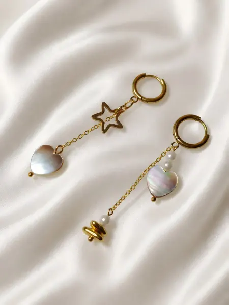 Серьги из натурального перламутра "kariberry jewelry"