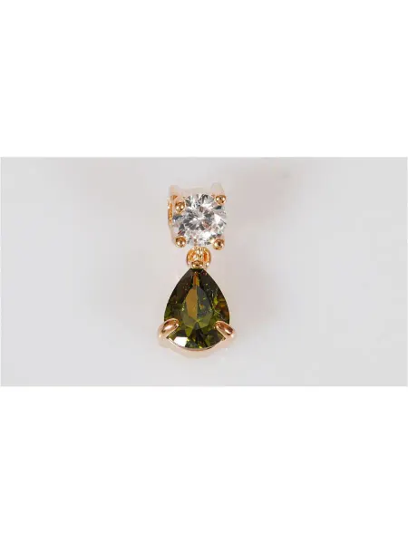 Lotus jewelry Кулон с перидотом "Капля"