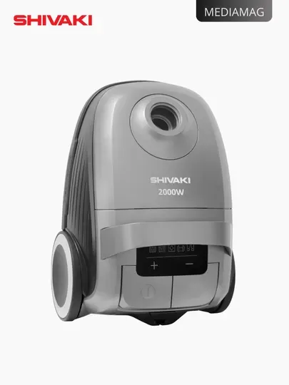 Мощный Пылесос SHIVAKI VCB 4530 2000Вт, HEPA фильтр, 3.5л, Turbo Brush, 3 года гарантии