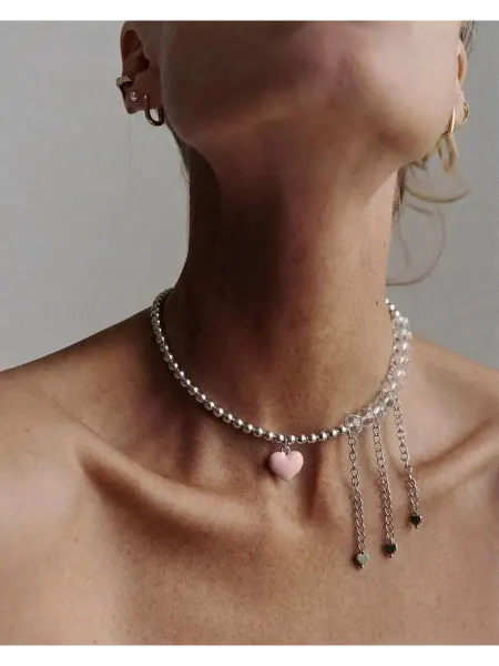Eclatant shop Чокер с подвеской сердце