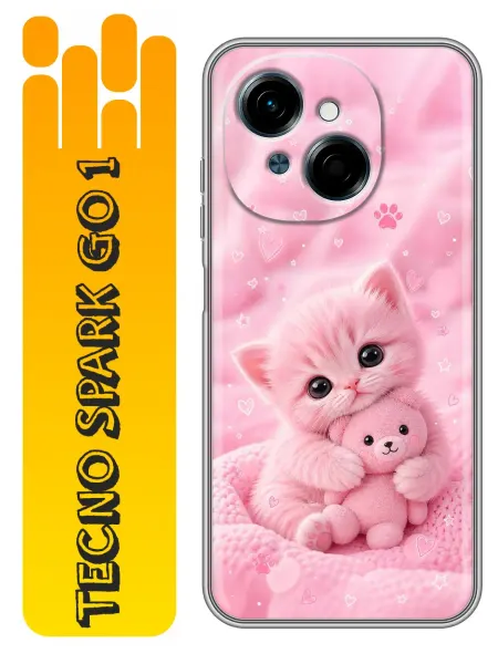 360skin Чехол на Tecno Spark Go 1 Котенок для девочки