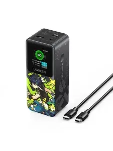 Ugreen Genshin Impact 20000 mah Внешний аккумулятор, черный, быстрая зарядка блока питания, 35524GI