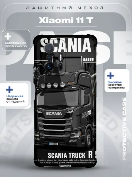ZLStore Чехол на Xiaomi 11T с принтом Scania