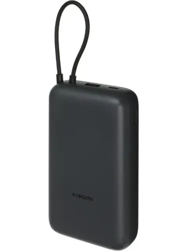 Портативный аккумулятор Xiaomi 22.5W 20000mAh GL BHR9740GL, со встроенным кабелем USB-C, серый