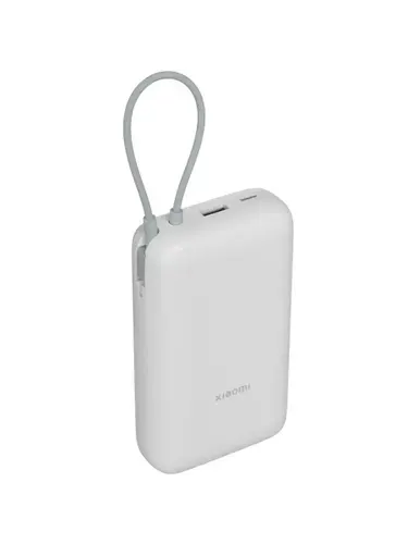 Внешний аккумулятор Xiaomi GL Power Bank BHR8975GL 20000mAh, встроенный кабель, USB-A, USB-C, светло-серый