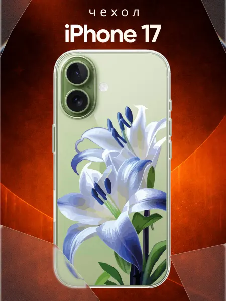 WoodyShop Прозрачный чехол на Apple iPhone 17 с принтом