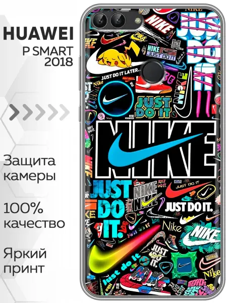 Marketclub Чехол на Huawei P Smart 2018 Найк Nike модный
