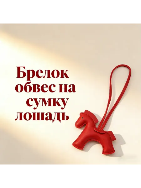 Обвес-брелок лошадь символ 2026 на сумку подарок хит