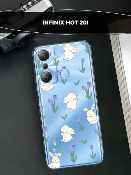 Infinix Чехол на HOT 20i кролик