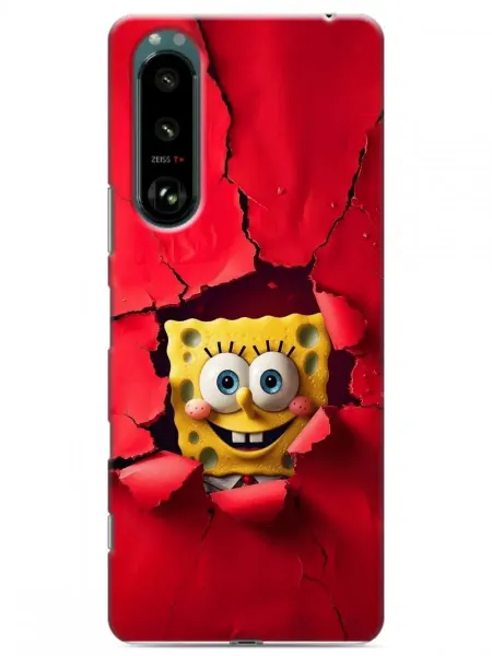 360skin Чехол на Sony Xperia 5 III Спанчбоб детский