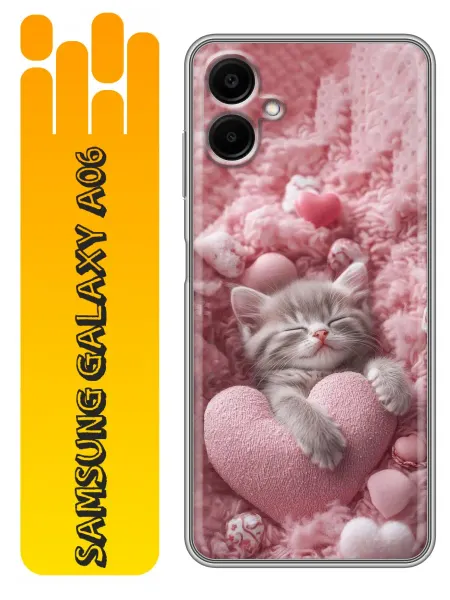 360skin Чехол на Samsung Galaxy A06 Котенок для девочки