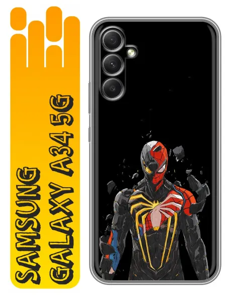 360skin Чехол на Samsung Galaxy A34 Spiderman Человек паук