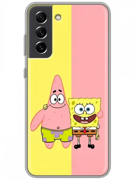 360skin Чехол на Samsung Galaxy S21 FE Спанч боб (детский)