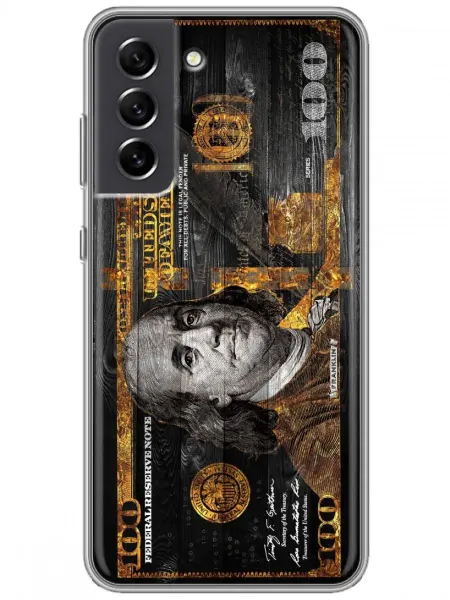 360skin Чехол на Samsung Galaxy S21 FE Доллар (мужской)