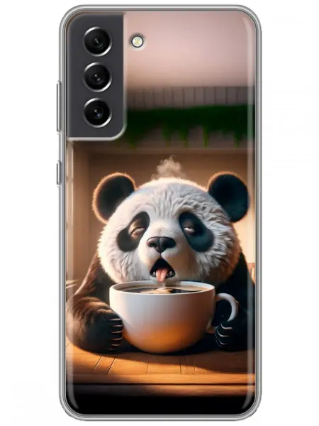 360skin Чехол на Samsung Galaxy S21 FE смешная панда