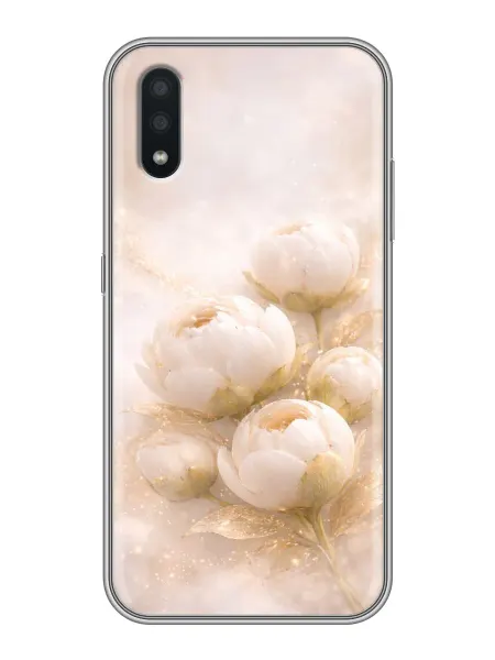 ChesnoCase Чехол на Samsung Galaxy M01, A01 женский с цветами