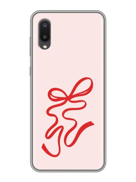 ChesnoCase Чехол на Samsung Galaxy A02 бантики для девочек