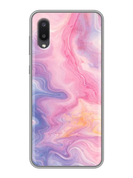ChesnoCase Чехол на Samsung Galaxy A02 мрамор для девушки
