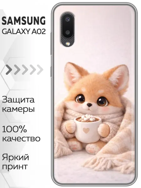 Marketclub Чехол на Samsung Galaxy A02 милый корги лисенок