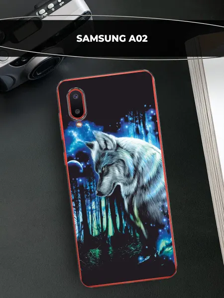 Samsung Чехол на Galaxy A02 волк