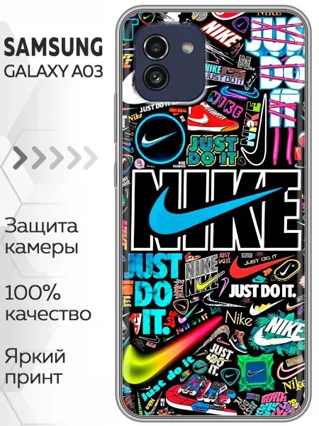Marketclub Чехол на Samsung Galaxy A03 Найк Nike модный