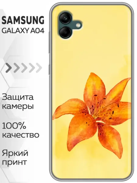 Marketclub Чехол на Samsung Galaxy A04 женские яркие цветы
