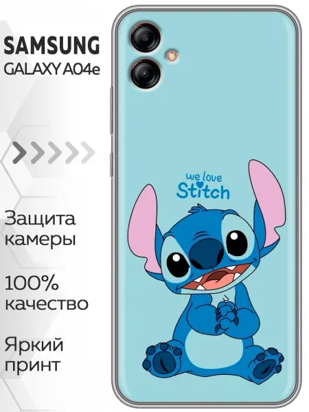 Marketclub Чехол на Samsung Galaxy A04e Лило и Стич (для девочки)