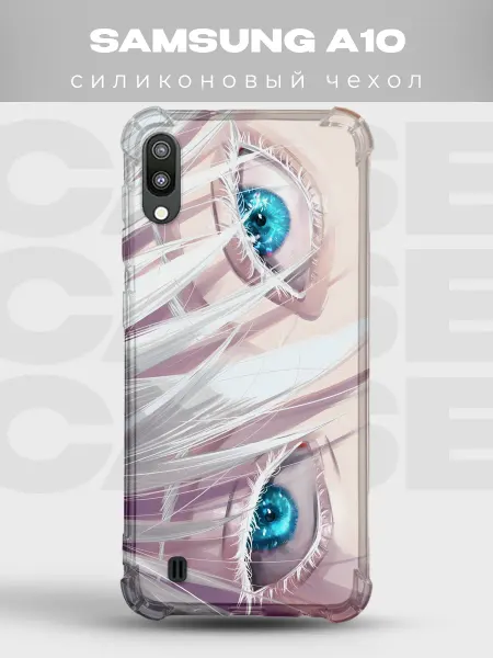 PRINTberries Чехол на Samsung A10 Годжо Магическая битва Шесть глаз