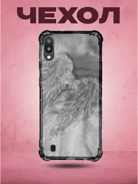 SakuraCase Чехол на SAMSUNG A10 с принтом Крылья ангела