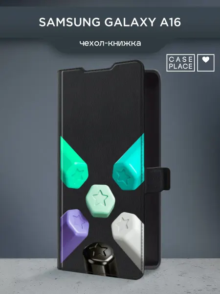 Samsung Чехол-книжка на A16 яркий